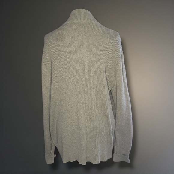 Kenneth Cole Men's Zip Up Gray Sweater - Picture 3 of 5